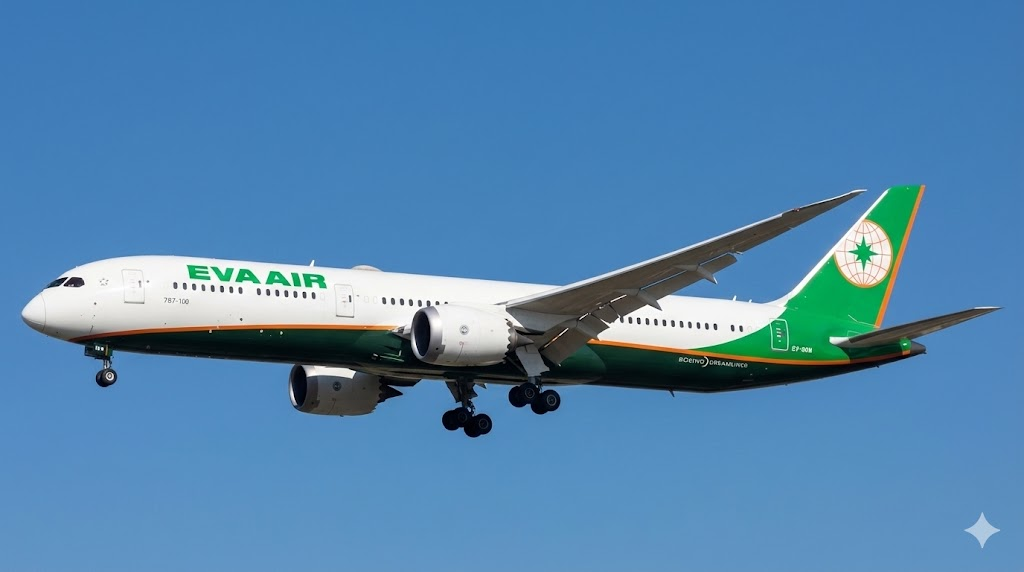 EVA Air Boeing 787 Dreamliner - gateway to Star Alliance partner flights
